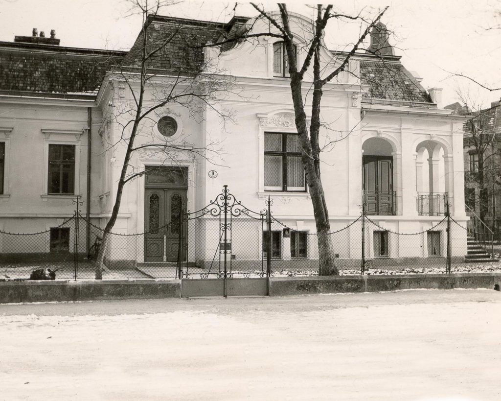 Historisches Foto der Schmidtvilla Baden